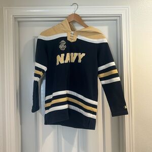 Kids Navy Hockey Sweatshirt